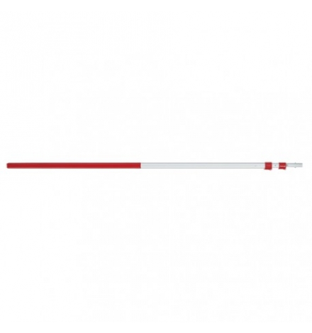 Perche télescopique 218-561 cm, rouge/gris